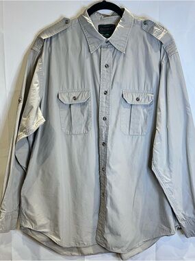 VINTAGE 90s Mountain Tek Utility Shirt | XL Gorpcore Cotton Outdoor